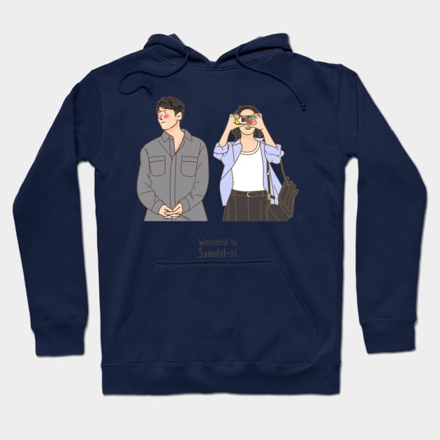 Welcome to Samdal-ri K-Drama Hoodie by ArtByAzizah